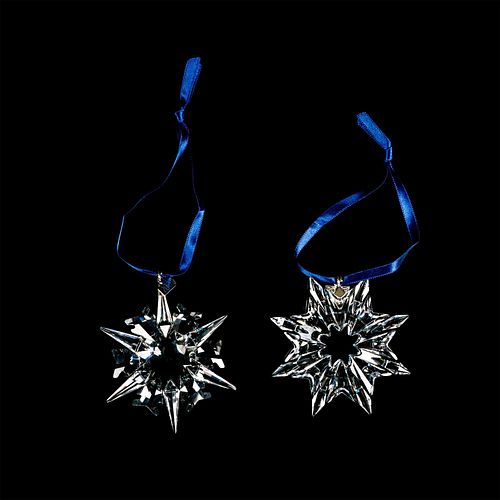 2PC SWAROVSKI CRYSTAL CHRISTMAS
