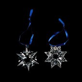 2PC SWAROVSKI CRYSTAL CHRISTMA