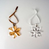 2PC SWAROVSKI CRYSTAL CHRISTMA