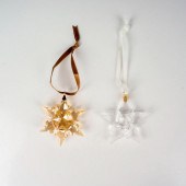 2PC SWAROVSKI CRYSTAL CHRISTMA