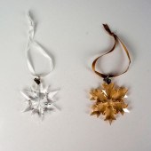 2PC SWAROVSKI CRYSTAL CHRISTMA