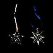 2PC SWAROVSKI CRYSTAL CHRISTMA