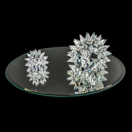 2PC SWAROVSKI CRYSTAL FIGURE,