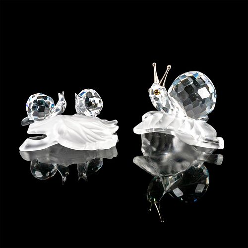 2PC SWAROVSKI CRYSTAL FIGURES,