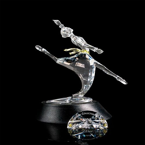 2PC SWAROVSKI CRYSTAL FIGURINE ANNA
