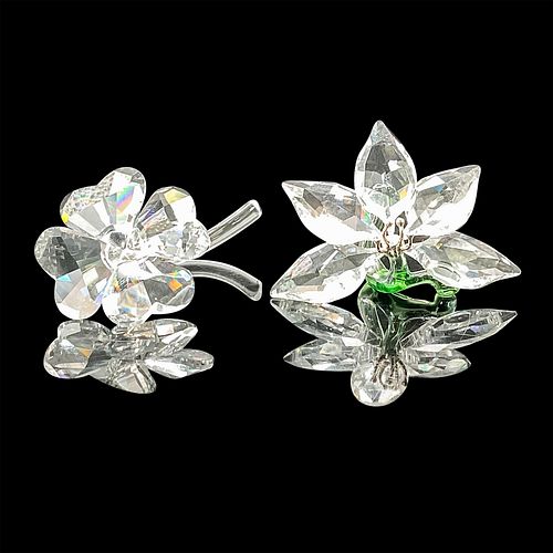 2PC SWAROVSKI CRYSTAL FIGURINES,