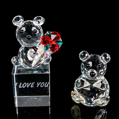 2PC SWAROVSKI CRYSTAL MINI FIGURES,