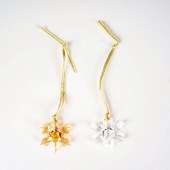 2PC SWAROVSKI CRYSTAL ORNAMENT