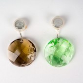 2PC SWAROVSKI CRYSTAL SUNCATCH