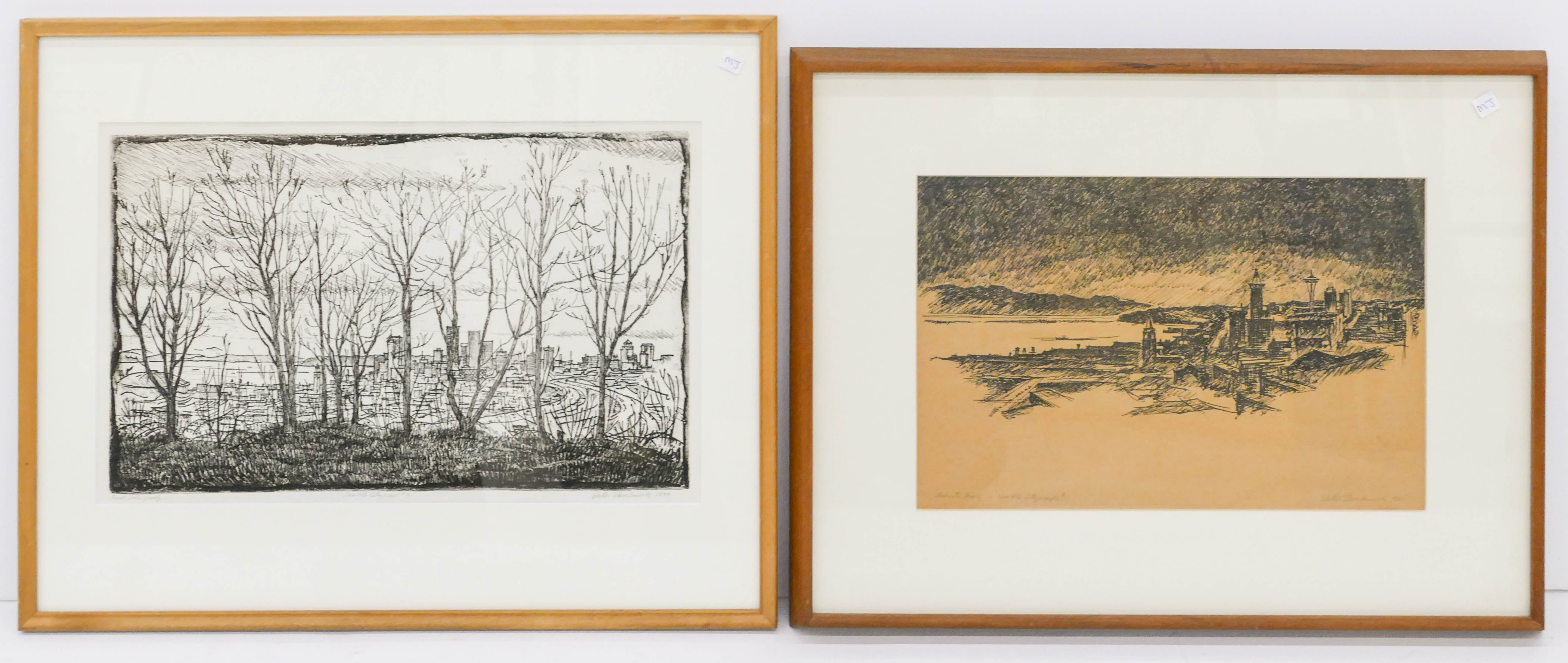 2pc Victor Steinbrueck (1911-1985