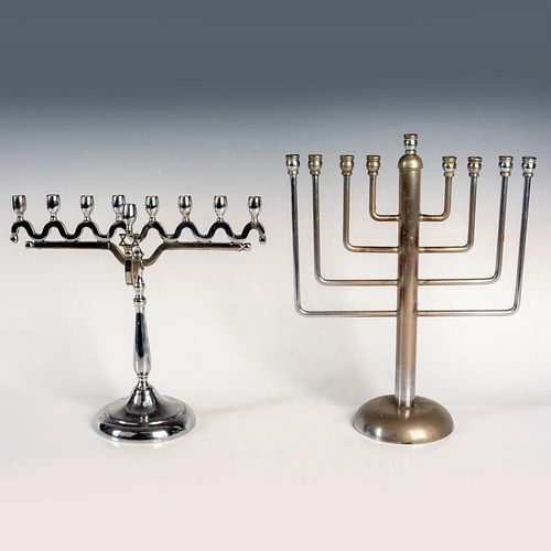 2PC VINTAGE ART DECO METAL