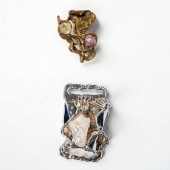 2PC VINTAGE CARVALHU'S SCULPTE