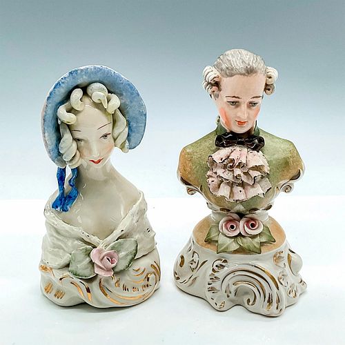 2PC VINTAGE CORDEY PORCELAIN