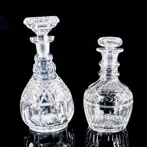 2PC VINTAGE CUT GLASS