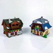 2PC VINTAGE DEPARTMENT 56 HOUS