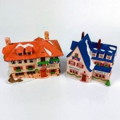 2PC VINTAGE DEPARTMENT 56 HOUS