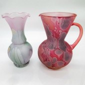 2PC VINTAGE ISRAELI HEBRON ART