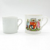 2PC VINTAGE KING GEORGE V CORO