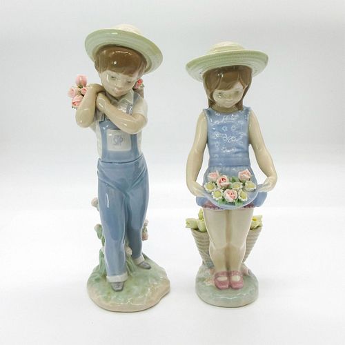 2PC VINTAGE LLADRO FIGURINES,