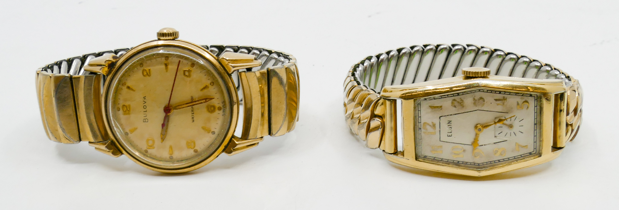 2pc Vintage Men's Bulova and