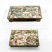 2PC VINTAGE MOTHER OF PEARL LI