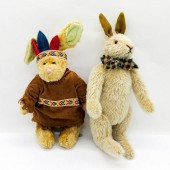 2PC VINTAGE STUFFED ANIMALS, R