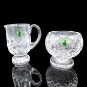 2PC WATERFORD CRYSTAL ARAGLIN