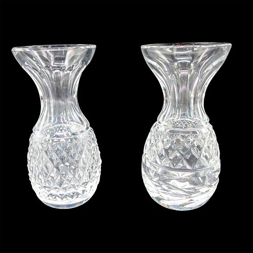2PC WATERFORD CRYSTAL BUD