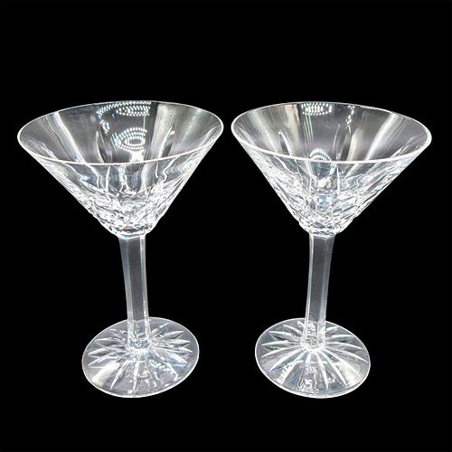 2PC WATERFORD CRYSTAL MARTINI