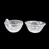 2PC WATERFORD CRYSTAL SAUCE BO