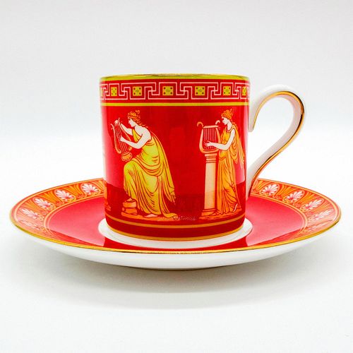 2PC WEDGWOOD CUP AND SAUCER,