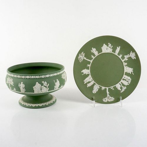 2PC WEDGWOOD GREEN SAGE