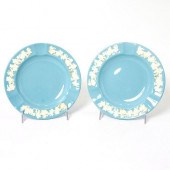 2PC WEDGWOOD PLATE PAIRBlue gr