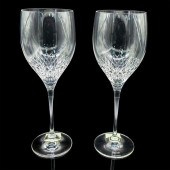 2PC WEDGWOOD VERA WANG CRYSTAL