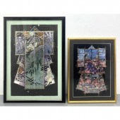 2pc WILLIAM GATEWOOD Framed Mi