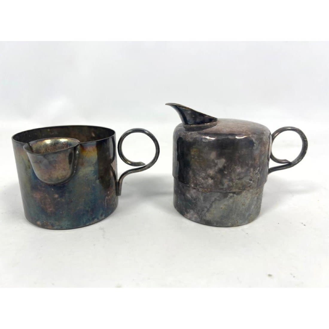 2pc WMF Silver Plate Modernist