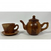 2pc Woodworker Artisan Folk Ar