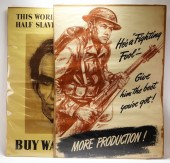 2PC WWII WAR BONDS & PRODUCTIO