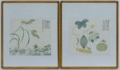 2pc Yang Qilian (20th Cent. Ch