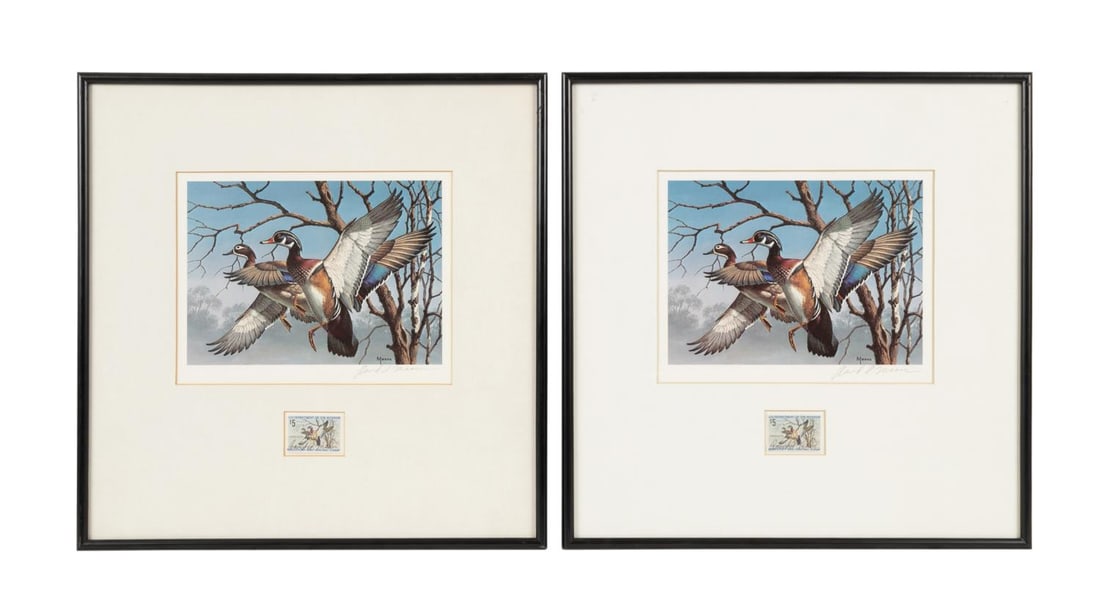 2PCS 1974 FEDERAL DUCK STAMP PRINTS
