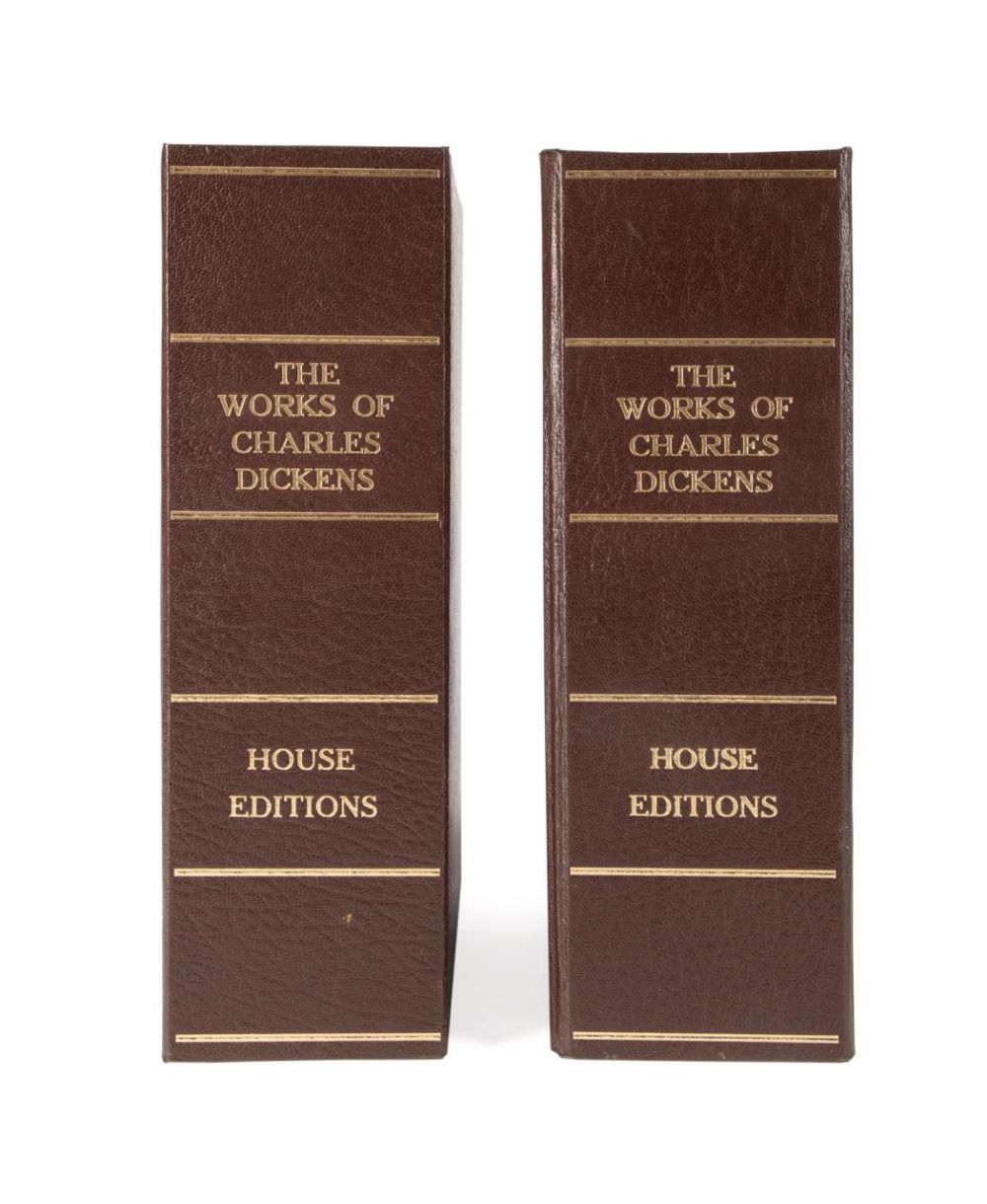 2PCS C. DICKENS, HOUSEHOLD EDITIONS