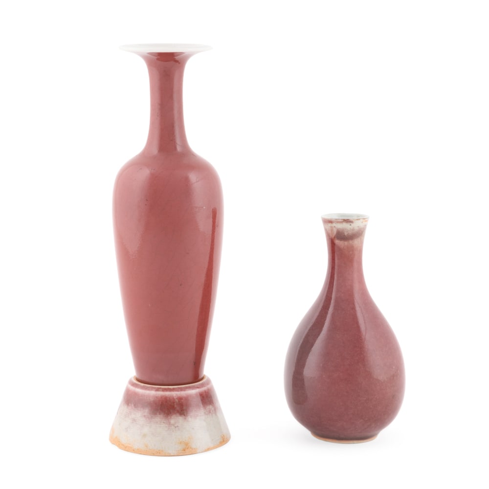 2PCS CHINESE RED SANG DE BOEUF