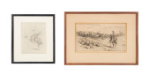 2PCS EDWARD BOREIN ETCHINGS C.