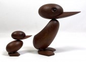 2pcs HANS BOLLING Bird Sculptu