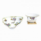 2PCS HEREND "QUEEN VICTORIA" P