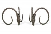 (2PCS) HOLLYWOOD REGENCY IBEX