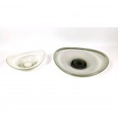 2pcs Holmegaard Bowls. Initial