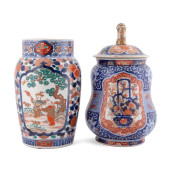 2PCS JAPANESE IMARI DECORATED