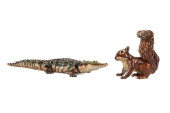 2PCS JAY STRONGWATER ALLIGATOR