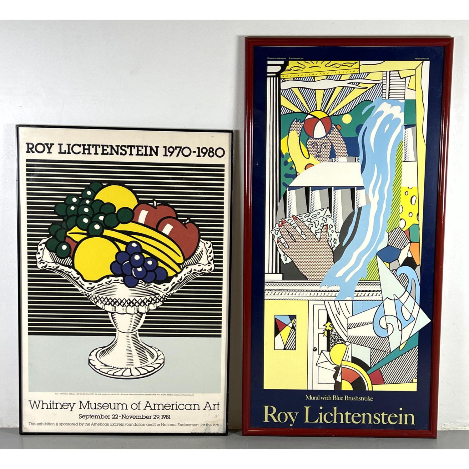 2pcs Lichtenstein exhibit